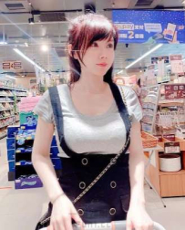 全聯買菜遇到「超兇G奶女神」